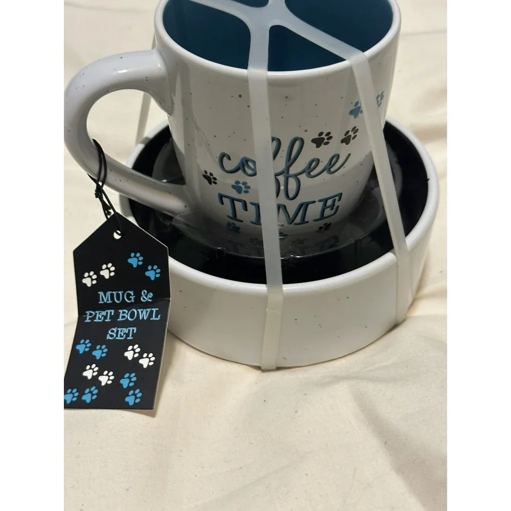 Mug And Pet Bowl Set 